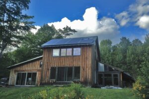Solar Energy on Vermont House Rob Stubbins